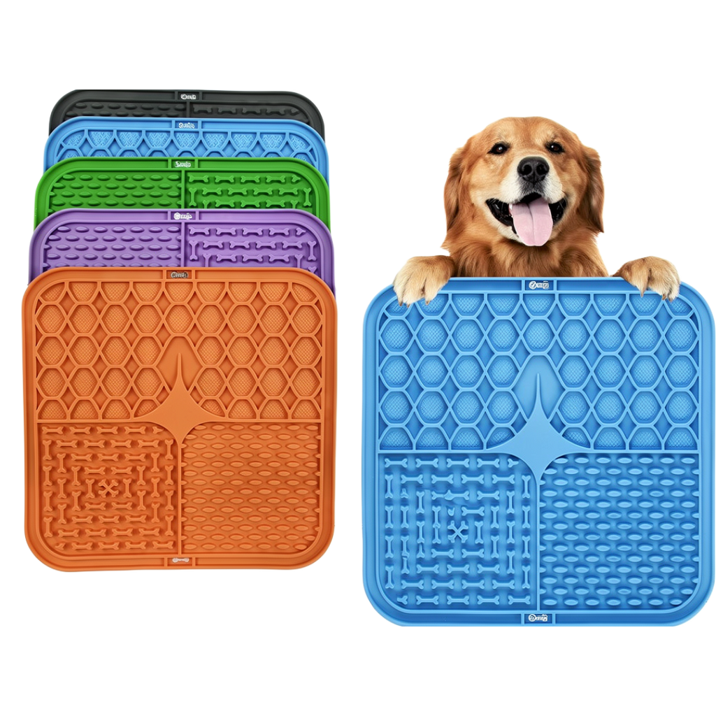 Aroovie Lick Mat – Calming Slow Feeder for Dogs & Cats